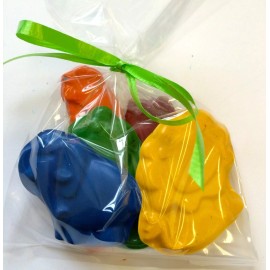 Handmade 10 sets of 5 Jungle Zoo Animals Crayons Party Favors 1st Birthday Lion Tiger