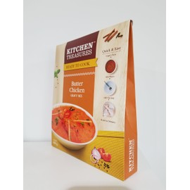 Indian Butter Chicken Sauce - Paste - Gravy Mix - by Kitchen Treasures (400 Grams)