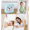 W OUTWIT Travel Analog Alarm Clock, 2.25 inch, Ultra Small