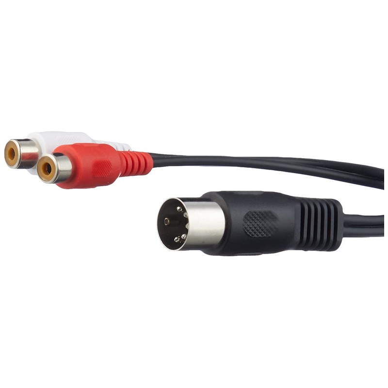Goobay AVK 102-020 2m 5 Pin DIN Plug to 2