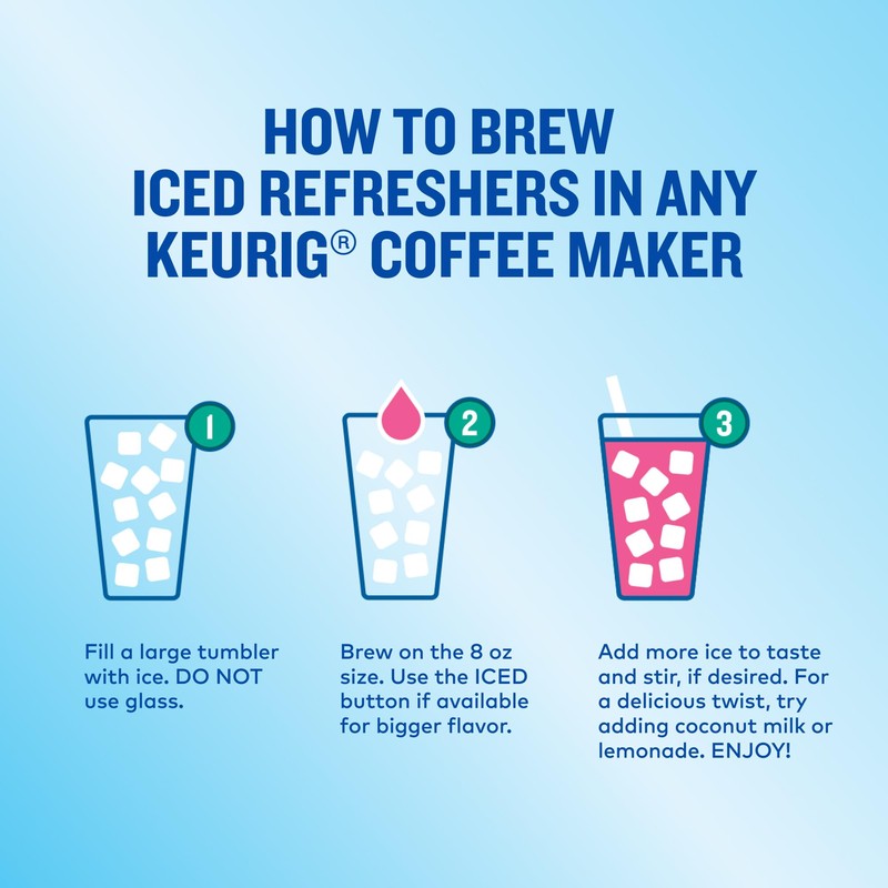 The Original Donut Shop, Iced Refreshers, Keurig Single Serve K-Cup
