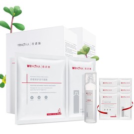 WINONA Soothing Repairing Freeze-Dried Facial Mask,2 Boxes of 8 Pieces, Plus 3 Pieces for Free, Soothing for Dry and Sensitive Skin, Short Shelf Life Of 9 Months,Huge Discounts!