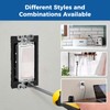 8 Pcs Single Gang Receptacle Outlet Box Extenders-Electrical Power Outlet