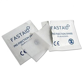 Fastaid 70% IPA Alcohol Wipes, Swabs for Electronics, Tattoo, Pre-Injection Cleaning, Multiple Listing (200)