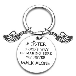 CYFGIFT C Y F G I F T Llavero de regalo para familiares, amigos, compañeros de trabajo y compañero de clase, Regalos para hermanas, Sister Gifts