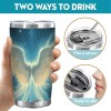 Versatile Collection Series 20oz Double Silver Side Stainless Steel Drinkwarecapacity: