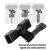 Jectse Action Camera Bike Rail Mount Lightweight Holder for X4,