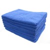 long towel set of 10 (blue)