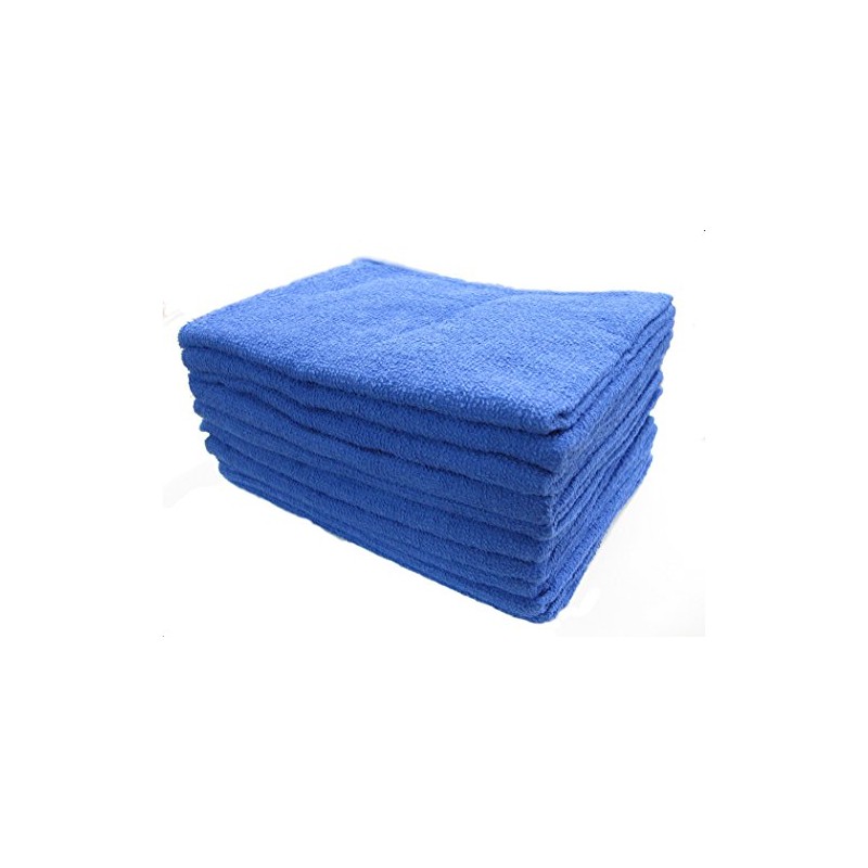 long towel set of 10 (blue)