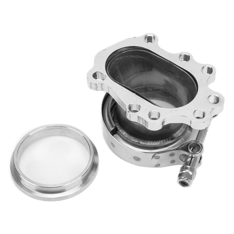 8 Bolt Turbo Downpipe Flange Stainless Steel 2.5in V Band