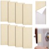 Weysat 8 Pcs 1" x 2-1/4" Door Edge Hole Filler