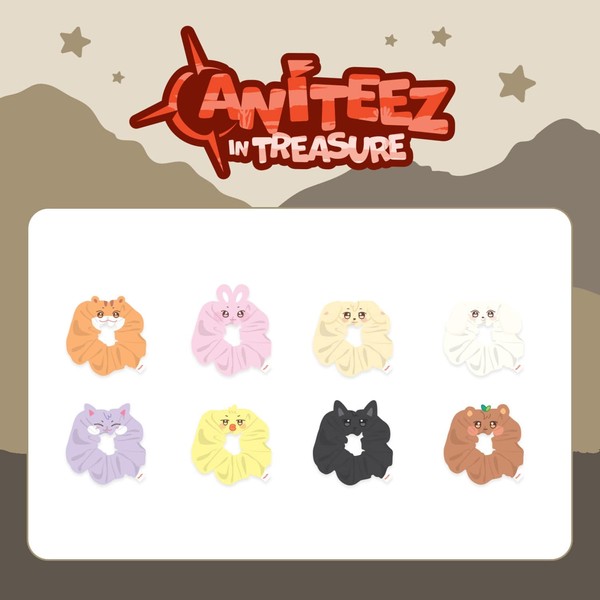 ATEEZ [POB] ATEEZ - PLUSH SCRUNCHIE / 'ANITEEZ in TREASURE'