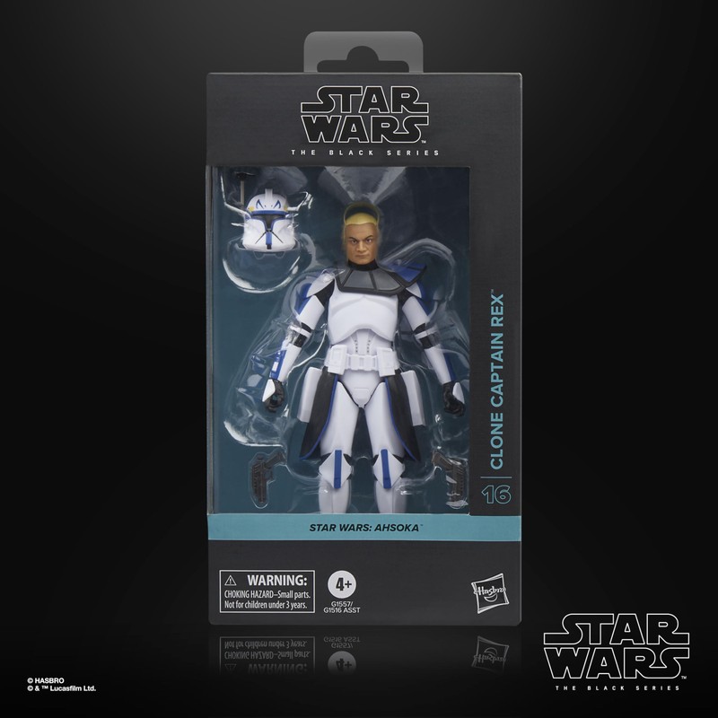 Hasbro Star Wars The Black Series Clone Captain Rex, Ahsoka