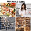 POPETPOP 12pcs File Cabinet Accessories Shelf Unit Freestanding Riser Shelf