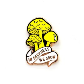 Cute Mushroom Badge Pin - Fun Series - Enamel Lapel Pin - Plated Badge for Clothing, Bags, and Lanyards