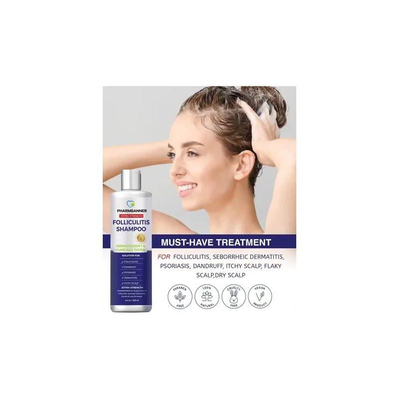 Shampoo Pharmbanner Para Foliculitis 250 Ml