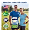 aSquared Nutrition Magnesium Citrate 833mg Supplement - 200 Capsules -