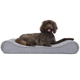 Furhaven Pet - Plush Ergonomic Orthopedic Foam Mattress Dog Bed, Round Snuggery Hooded Dog Bed, and ThermaNAP Self-Warming Quilted Cat Bed Pad for Dogs and Cats - Multiple Styles, Sizes, and Colors