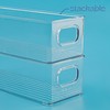 primebox Plastic Food Storage 8 Pack Clear Container Bin with