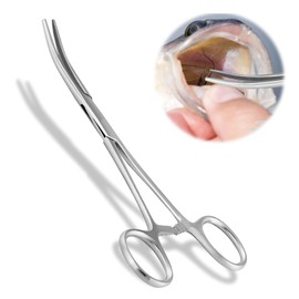 pcsfoe Fishing hook release pliers, hook remover, fishing pliers, artery clamp, fishing pliers, hook remover pliers, 18 cm curved fishing pliers, hook remover pliers, hook remover, artery clamp