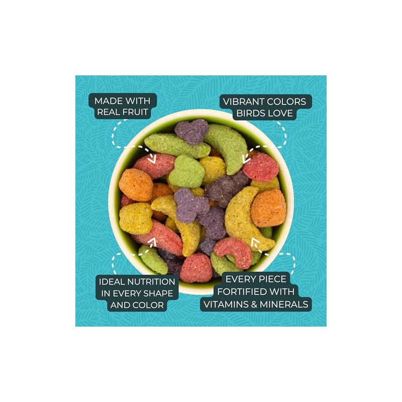 ZuPreem ZP84030 Fruit Blend Diet for Large Birds, 3.5-Pound