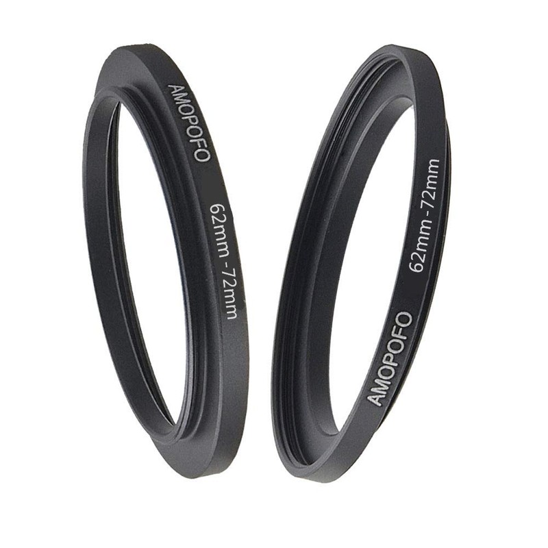62 mm to 72 mm metal filter ring, 62-72 mm