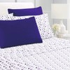 American Home Collection 4 Pieces Printed Bed Sheet Set Brushed