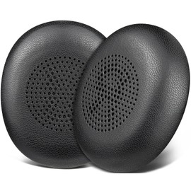 SOULWIT Lambskin Earpads Replacement for Jabra Evolve2 65 (Evolve 2 65MS 65UC MS UC)/Evolve2 40 (40UC 40MS USB)/Elite 45h On-Ear Wireless Headset - Black