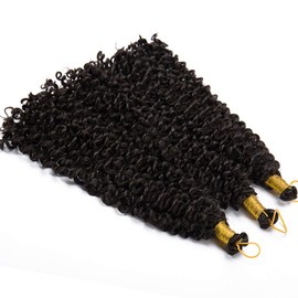 Tess 14-inch braids, synthetic hair braid, 1 piece crochet braids, hair extensions, water wave curly hair pieces, 30 strands (100g)/pc, synthetic hair extensions, 100g/pack.