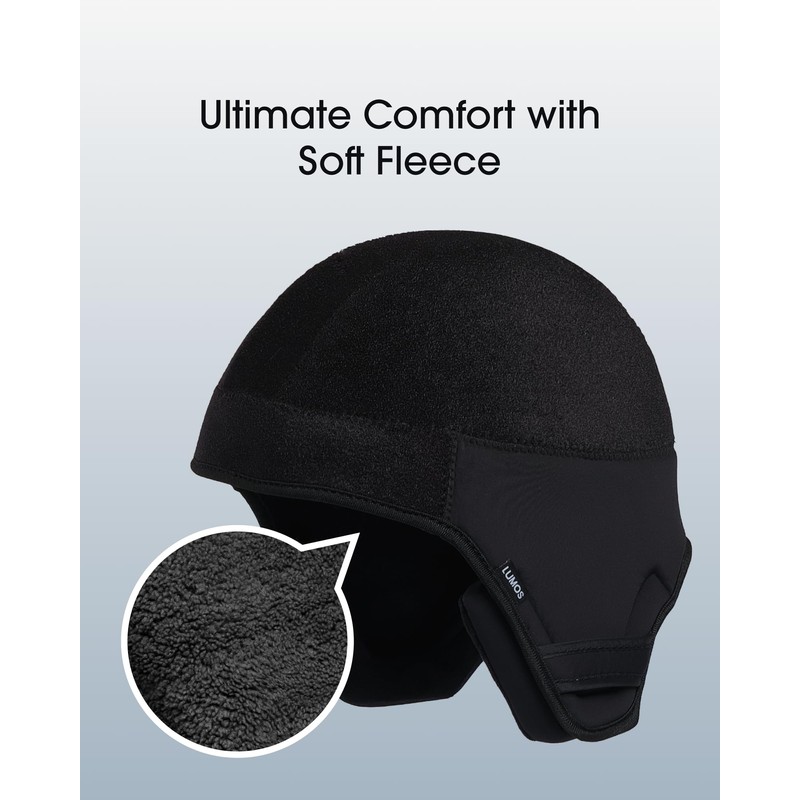 Lumos Winter Inner Lining Cycling Cap Warm Water Resistant For