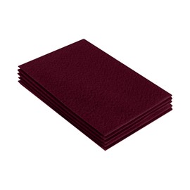 FabricLA Acrylic Felt Fabric Sheets for Crafts | Precut 9" X 12" Inch (20 cm X 30 cm) Felt Squares | Felt Fabric Sheets for DIY Crafts, Hobby, Costume, and Decoration | Burgundy, 5 Pieces