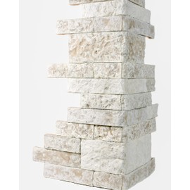 AirStone Corner/Finished End Stones: Birch Bluff Color Blend, Manufactured Stone Wall Covering, Indoor & Outdoor Home Décor