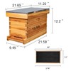 MayBee 5-Frame Nuc Beehive for Bees Complete Bee Hive Box