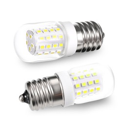 ZSSXOLED Microwave Oven Light Bulb E17 Base 3W 125V E17 LED Bulb 40W Equivalent, E17 Base Bulb for Oven Stove Top Range Hood Appliance Replacement Light White 5000K (Pack of 2)