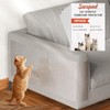 Secopad 18 Pcs Large Cat Scratch Furniture Protector, Transparent Couch