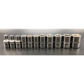 SCAMPER Socket Wrench, Ratchet Wrench Tool Set (Insertion Angle 0.25 inch (6.35 mm) (1/4 inch) Hex Set of 13