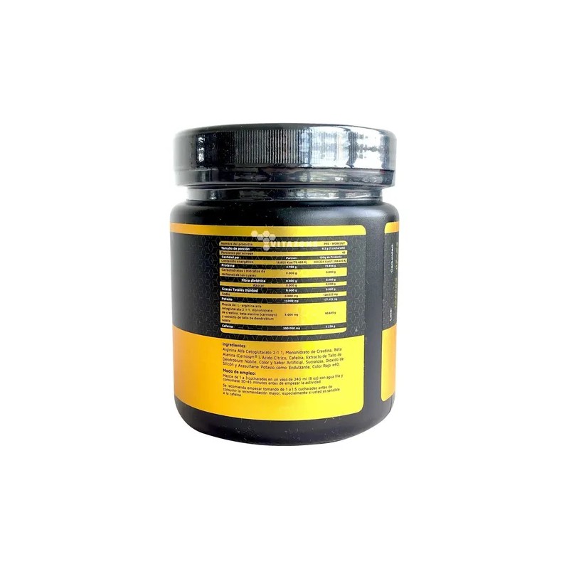 Preworkout 250 Grs Sabor Ponche De Frutas High Power