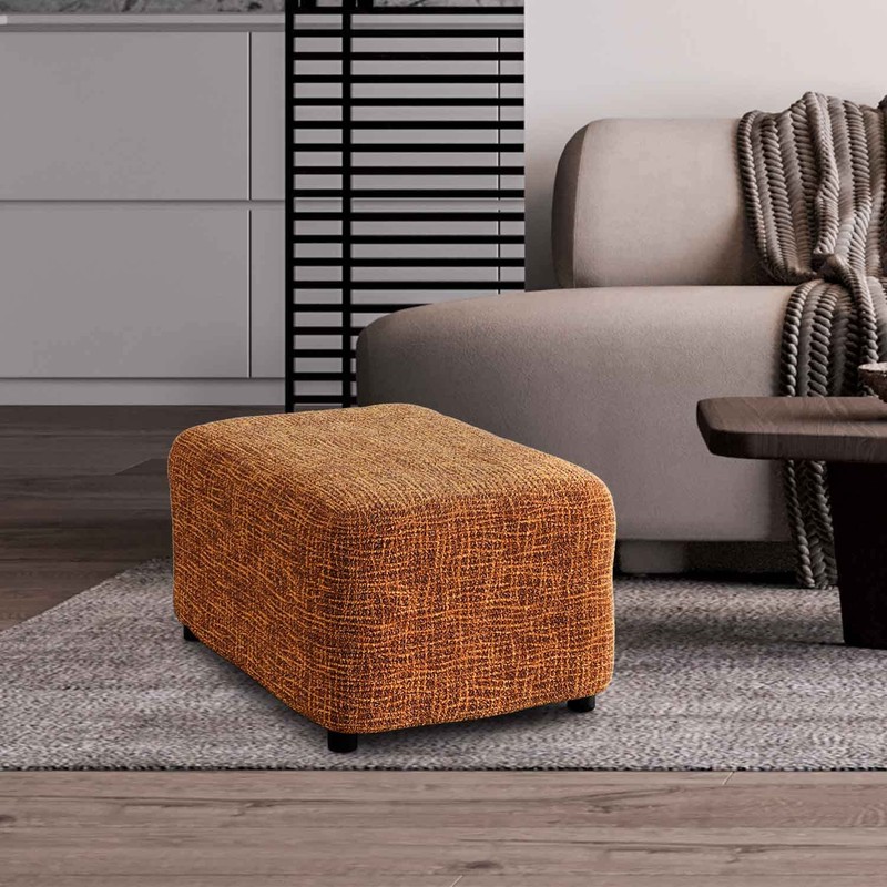 Menotti Footstool Ottoman Foot Rest Slip Cover for Sofa and