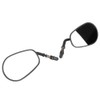 2PCS Motorcycle Motorbike Modified Oval Rearview Mirror Reflective Rear View