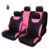 eAutocel For Subaru New Black and Pink Cloth Car Truck