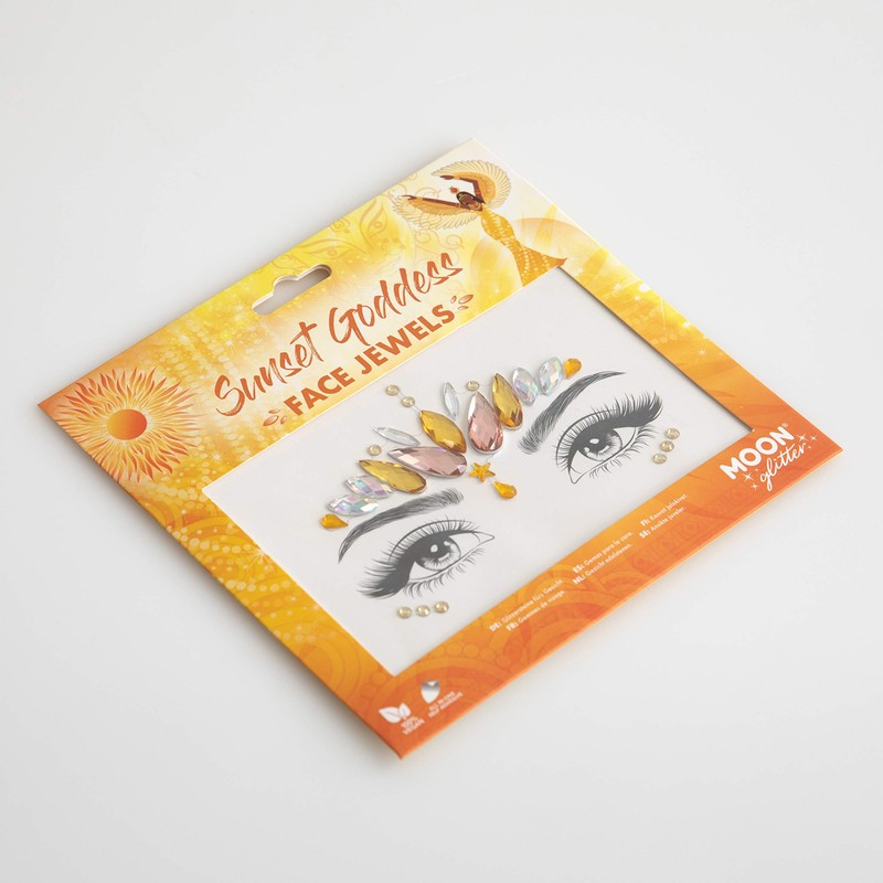 Moon Glitter Sunset Face Rhinestones
