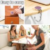 LunarCharm 3 Pack Foldable Bag Hooks for Table, Foldable Hooks