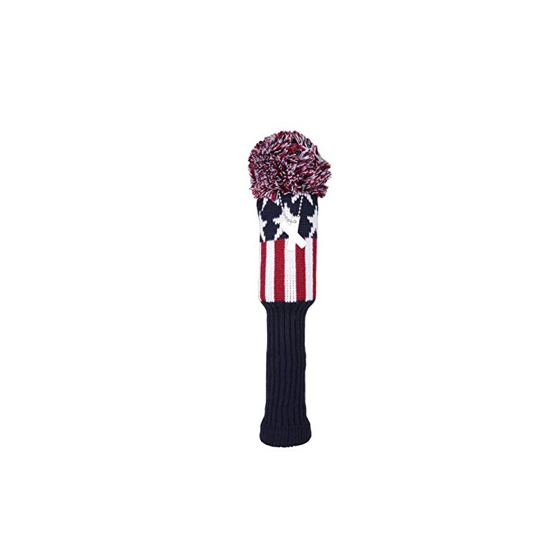 Knit Golf Cover Headcover Utility UT Cover with Pendant (US