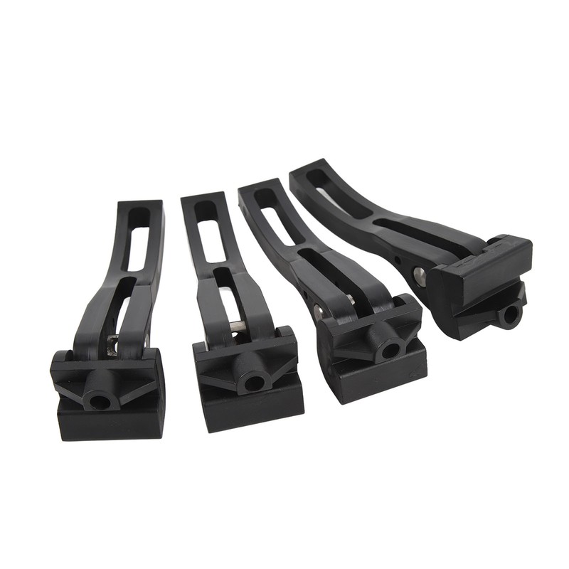 4Pcs Trifold Tonneau Cover Hard Or Soft Folding Clamp Cover