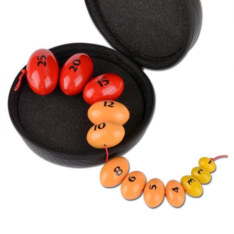 Skillssist Wooden Prader Orchidometer, Prader Balls, Endocrine Rosary for Endocrinologist