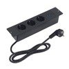 Recessed Power Strip 3xOutlets 2xUSB A 1xUSB C PD20W Ports