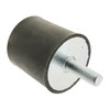 Metall Gummipuffer Ø 50mm x Höhe 50mm einseitig Außengewinde M10