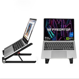 Portable Laptop Stand for Acer Predator Helios 16 18 300 (Neo 16 18) Triton 14 500 300 Neo 16 Nitro 17 16 5 V16 V15 14-18 inch Gaming Laptop.Made of Reinforced Nylon, 304 Stainless Steel and Silicone.