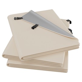 EAST OAK Sun Shade Sail Canopy Cover for EAST OAK Screen House & Pop-Up Tent 12 x 12 FT, Sun Protection, UPF 50+, 210D Oxford Silver-Coated Fabric, 75" x 63", Pack of 3 (Not Include Tent)