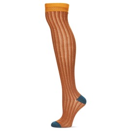 Legmogue Women's Chic Slant Wool Blend Over The Knee Warm Sock Black One Size